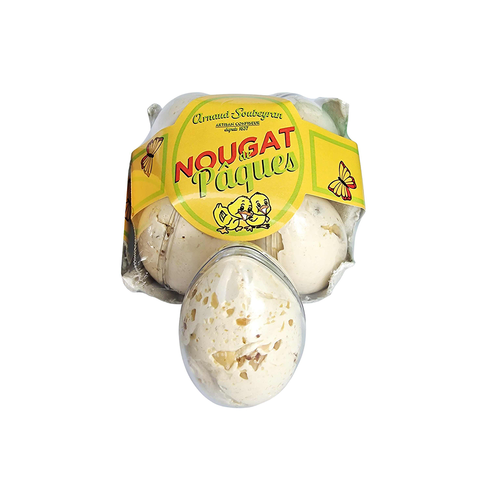 Boîte d'œufs de Pâques — nougat au caramel